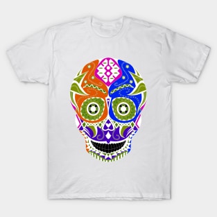 monster wrestling skull ecopop T-Shirt